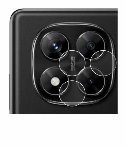 Image de l'appareil Xiaomi Redmi Note 14 Pro (Caméra UNIQUEMENT) avec une grande variété de protections d'écran.