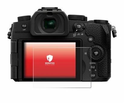 Image de l'appareil Panasonic Lumix DC-G97 avec une grande variété de protections d'écran.