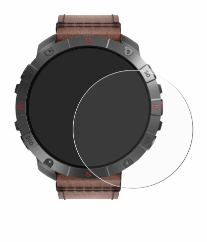 Image de l'appareil Polar Grit X2 Pro Titan avec une grande variété de protections d'écran.