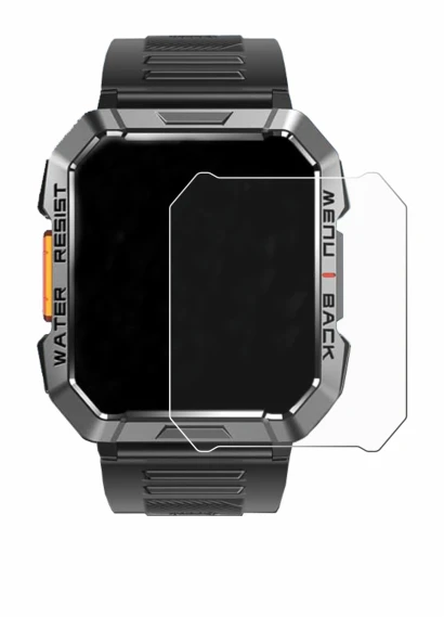 Image de l'appareil Iowodo W60 2" avec une grande variété de protections d'écran.