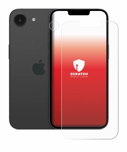 Image de l'appareil Apple iPhone 16e (Avant+Caméra) avec une grande variété de protections d'écran.