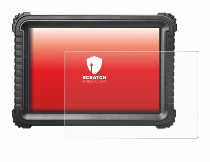 Image de l'appareil iCarsoft CR Ultra avec une grande variété de protections d'écran.