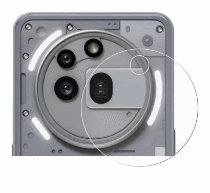 Image de l'appareil Nothing Phone (3a) Pro (Caméra UNIQUEMENT) avec une grande variété de protections d'écran.