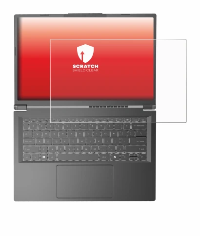 Image de l'appareil Acer Aspire 14 AI avec une grande variété de protections d'écran.