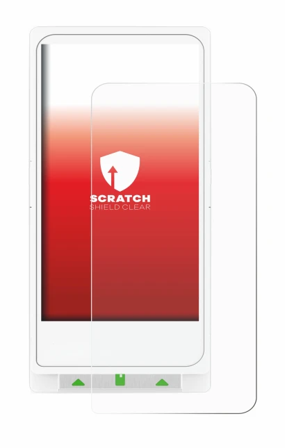 Image de l'appareil Clover Flex avec une grande variété de protections d'écran.