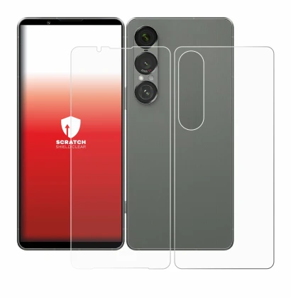 Image de l'appareil Sony Xperia 1 VII (Avant+Arrière) avec une grande variété de protections d'écran.