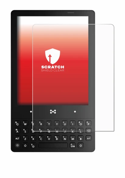 Image de l'appareil The Minimal Company minimal phone avec une grande variété de protections d'écran.