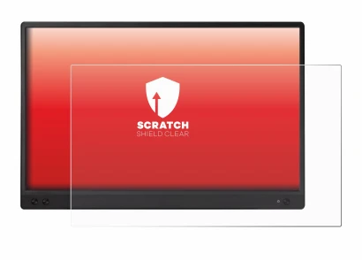 Image de l'appareil ASUS ZenScreen MB166C avec une grande variété de protections d'écran.