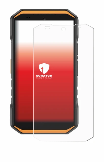 Image de l'appareil Ulefone Armor X32 Pro avec une grande variété de protections d'écran.