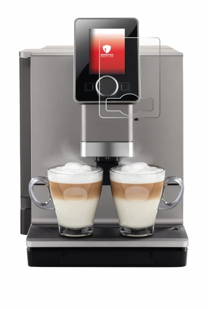 Image de l'appareil Nivona NICR 930 CafeRomatica avec une grande variété de protections d'écran.