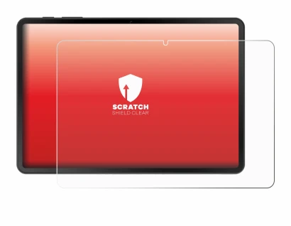 Image de l'appareil Doogee Tab A9 avec une grande variété de protections d'écran.