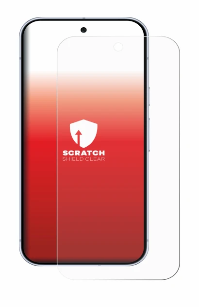 Image de l'appareil Google Pixel 10 Pro avec une grande variété de protections d'écran.