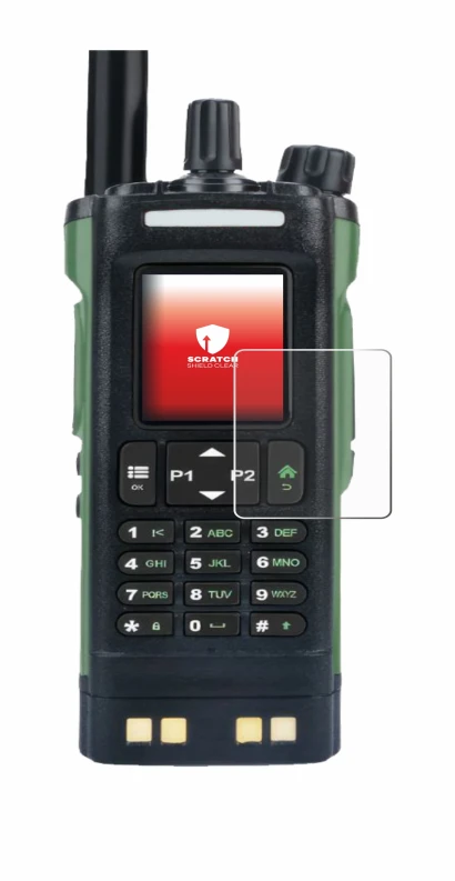 Image de l'appareil Baofeng DM-32 avec une grande variété de protections d'écran.