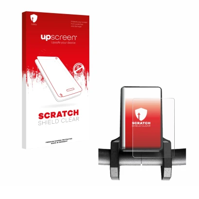 Face avant d’un emballage produit avec le logo de la marque upscreen. À côté, l’appareil Joyor S10-S V2 est représenté avec la