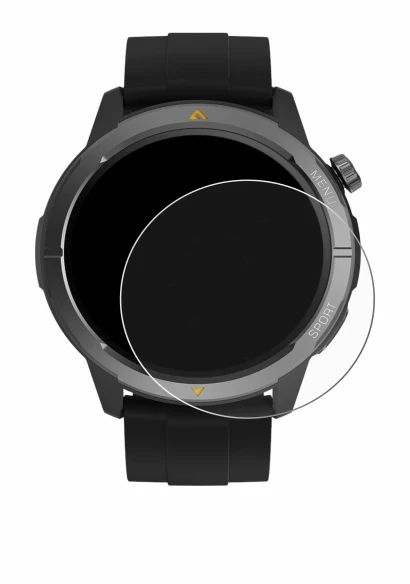 Image de l'appareil AGM Legion Watch 1.43" avec une grande variété de protections d'écran.