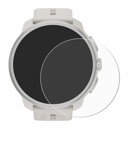 Image de l'appareil Suunto Race 2 avec une grande variété de protections d'écran.