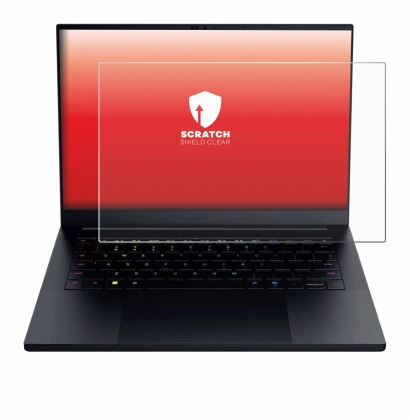 Image de l'appareil Razer Blade 14 2025 avec une grande variété de protections d'écran.