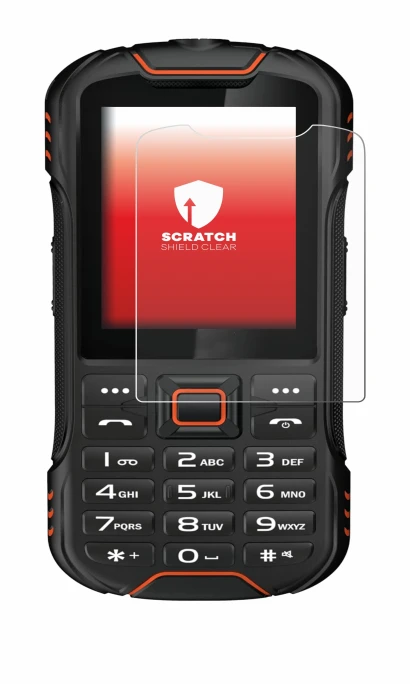 Image de l'appareil Gigaset GLX8 avec une grande variété de protections d'écran.