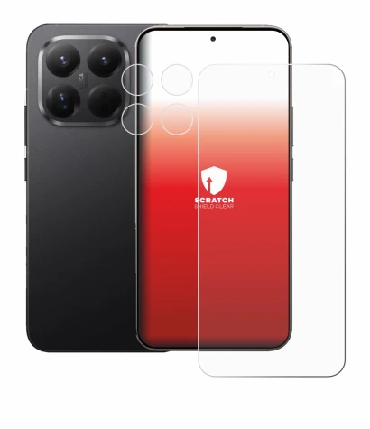 Image de l'appareil Xiaomi 15T Pro (Avant+Caméra) avec une grande variété de protections d'écran.