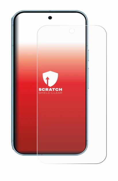 Image de l'appareil Google Pixel 9 (case-friendly) avec une grande variété de protections d'écran.