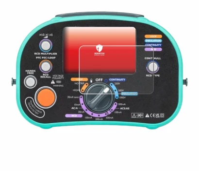 Image de l'appareil Kewtech KT63DL avec une grande variété de protections d'écran.