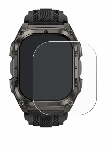 Image de l'appareil Kospet Tank M4 avec une grande variété de protections d'écran.