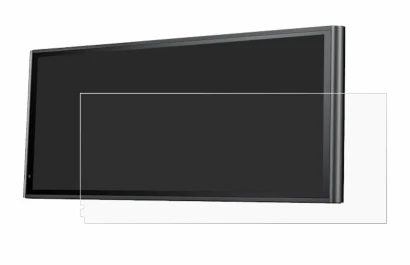 Image de l'appareil Krunia 9.26" avec une grande variété de protections d'écran.