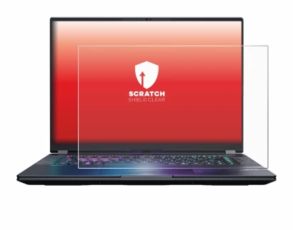 Image de l'appareil Gigabyte AORUS Elite 16 2025 avec une grande variété de protections d'écran.