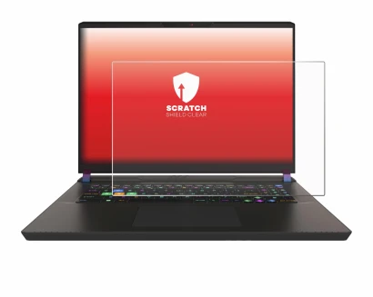 Image de l'appareil MSI Vector 17 HX avec une grande variété de protections d'écran.