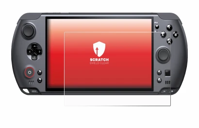 Image de l'appareil GPD Win 5 avec une grande variété de protections d'écran.