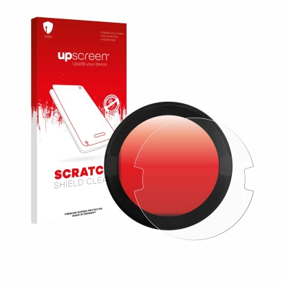 Face avant d’un emballage produit avec le logo de la marque upscreen. À côté, l’appareil OOONO P-DISC NO2 est représenté avec 