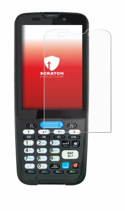 Image de l'appareil Unitech HT330 avec une grande variété de protections d'écran.