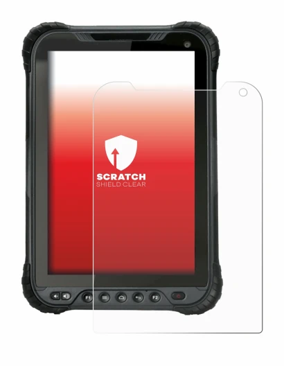 Image de l'appareil Unitech TB85 avec une grande variété de protections d'écran.
