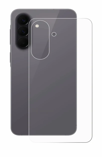 Image de l'appareil Samsung Galaxy A57 5G (Arrière) avec une grande variété de protections d'écran.