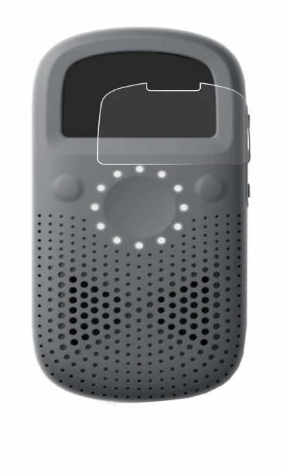 Image de l'appareil Relay X avec une grande variété de protections d'écran.