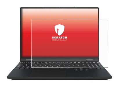 Image de l'appareil Tuxedo InfinityBook Max 15 Gen 10 avec une grande variété de protections d'écran.