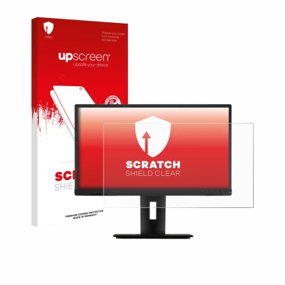 Face avant d’un emballage produit avec le logo de la marque upscreen. À côté, l’appareil ViewSonic VG2240 est représenté avec 