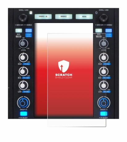 Image de l'appareil Rane System One avec une grande variété de protections d'écran.