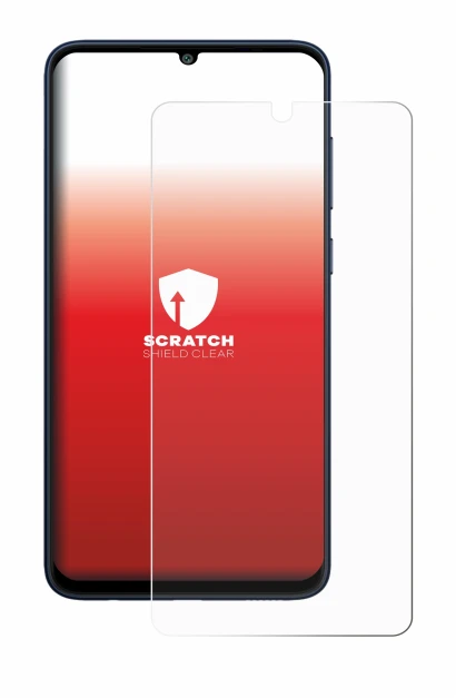 Image de l'appareil Samsung Galaxy F05 avec une grande variété de protections d'écran.