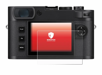 Image de l'appareil Leica M EV1 avec une grande variété de protections d'écran.