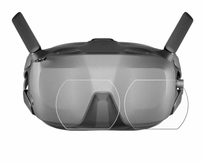 Image de l'appareil DJI Goggles N3 (Lentille) avec une grande variété de protections d'écran.