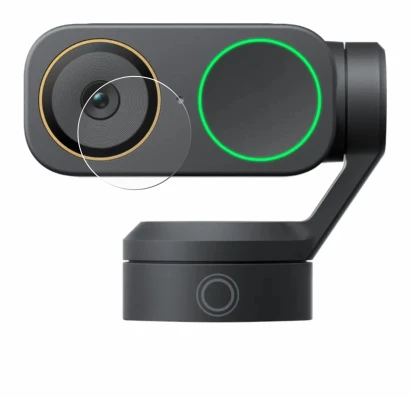 Image de l'appareil Insta360 Link 2 Pro (Lentille) avec une grande variété de protections d'écran.
