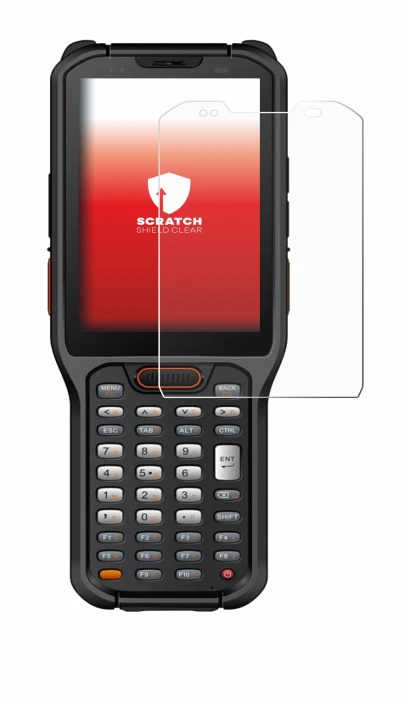 Image de l'appareil Urovo RT40S avec une grande variété de protections d'écran.