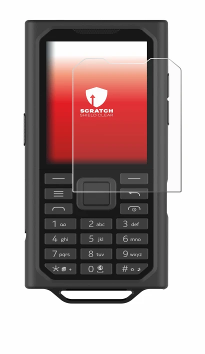 Image de l'appareil HMD Terra M avec une grande variété de protections d'écran.