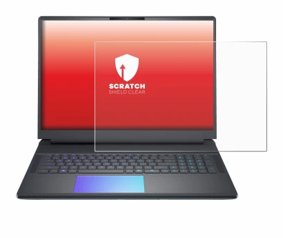 Image de l'appareil Dell Alienware 18 Area-51 avec une grande variété de protections d'écran.