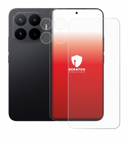 Image de l'appareil Xiaomi 17T Pro (Avant+Caméra) avec une grande variété de protections d'écran.