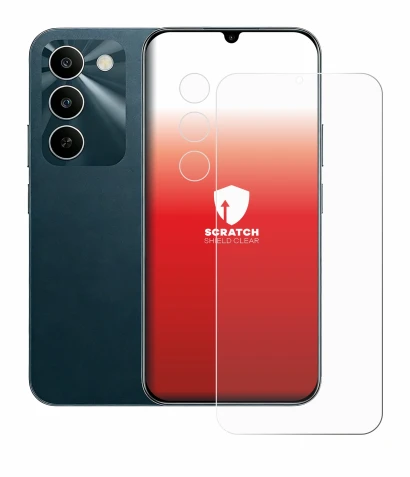 Image de l'appareil realme C100 5G (Avant+Caméra) avec une grande variété de protections d'écran.