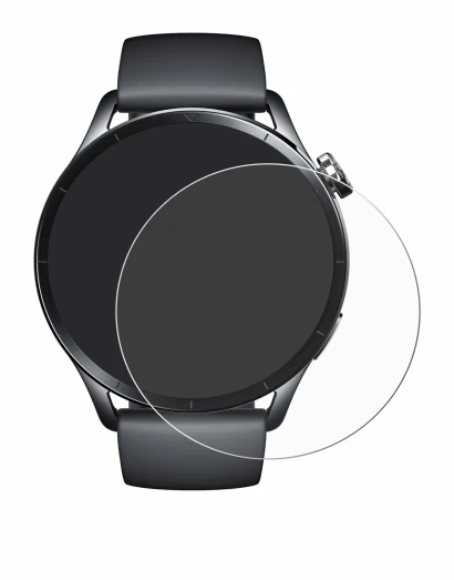 Image de l'appareil Xiaomi Watch S5 avec une grande variété de protections d'écran.