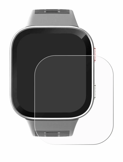 Image de l'appareil Amazfit Bip Max avec une grande variété de protections d'écran.