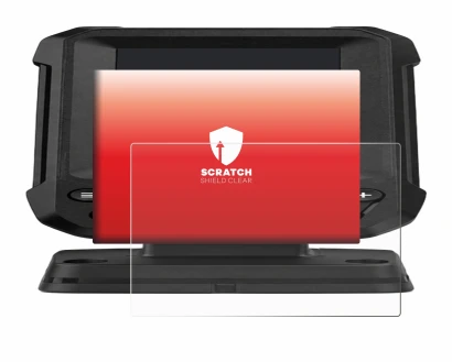 Image de l'appareil Lowrance Eagle 4 avec une grande variété de protections d'écran.
